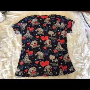 Disney Scrub Top